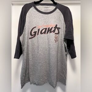 SF Giants 3/4 sleeve supersoft tee
